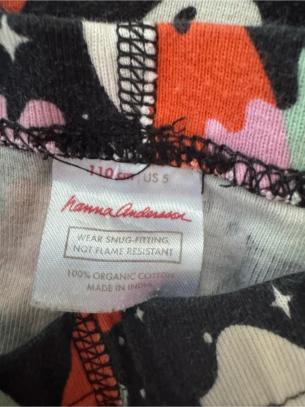 Hanna Andersson Ghost-Print Pajama Set
